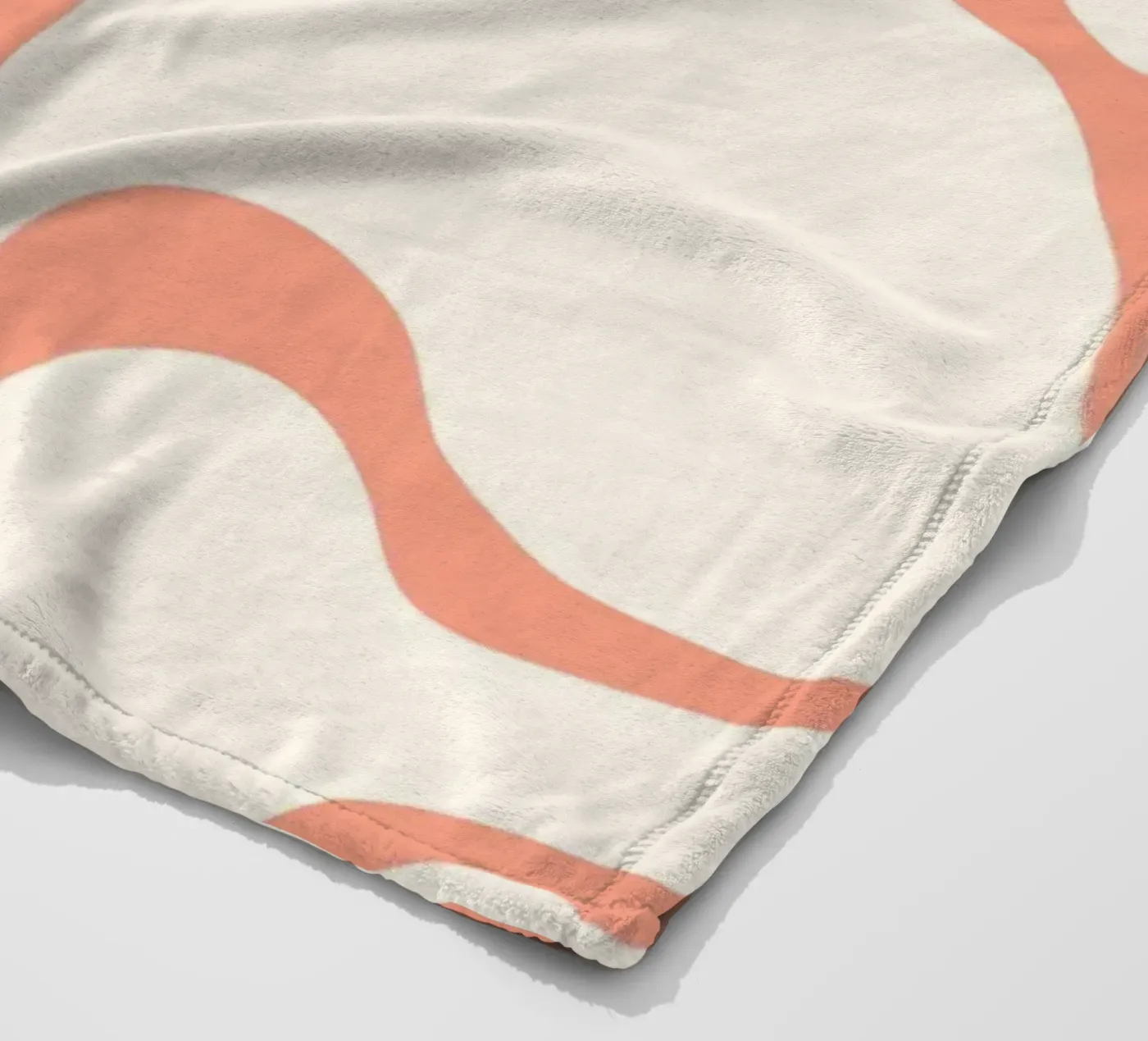 Abstrakte Formen Fleecedecke von MODERN NUANCE