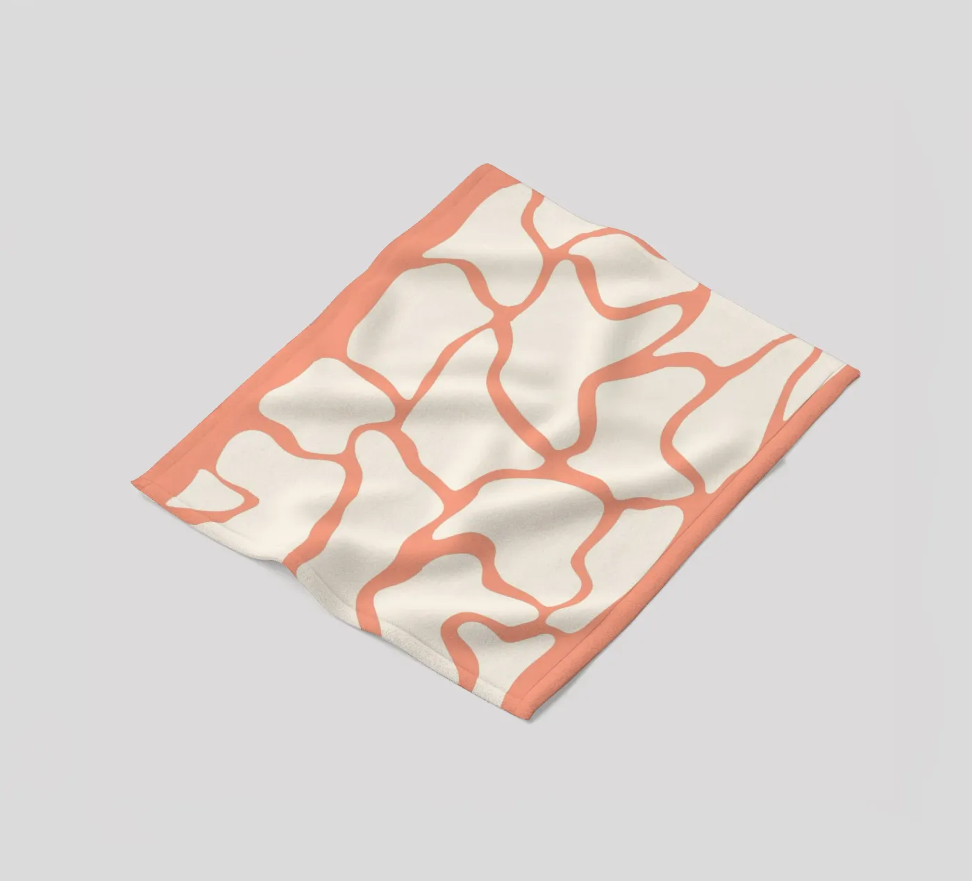 Abstrakte Formen Fleecedecke von MODERN NUANCE