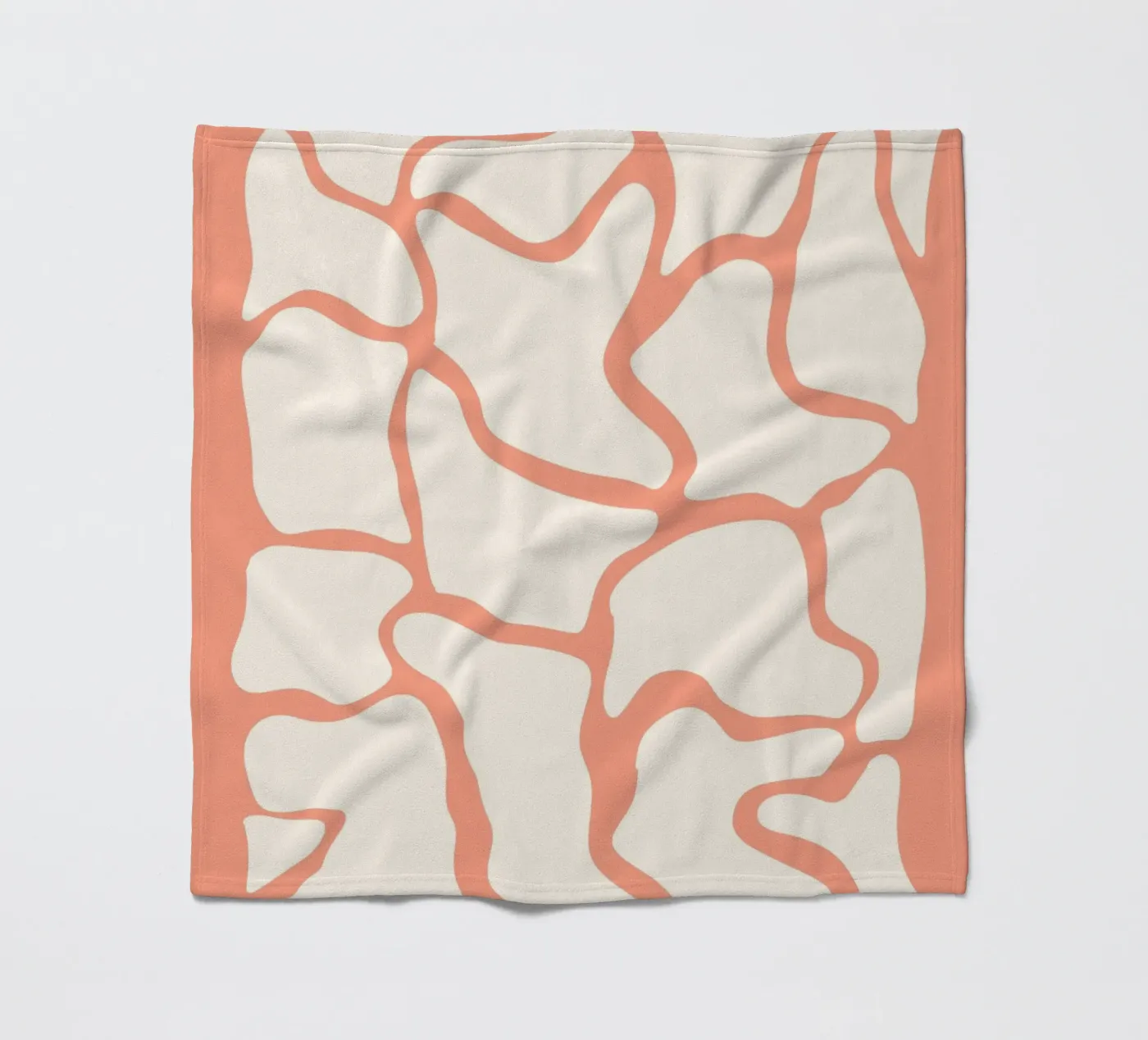 Abstrakte Formen Fleecedecke von MODERN NUANCE