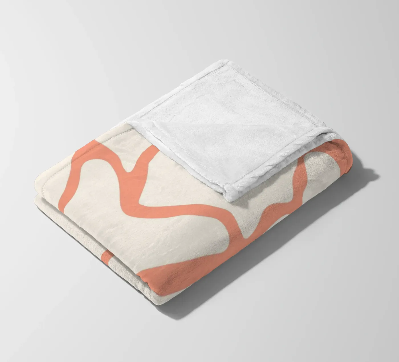 Abstrakte Formen Fleecedecke von MODERN NUANCE