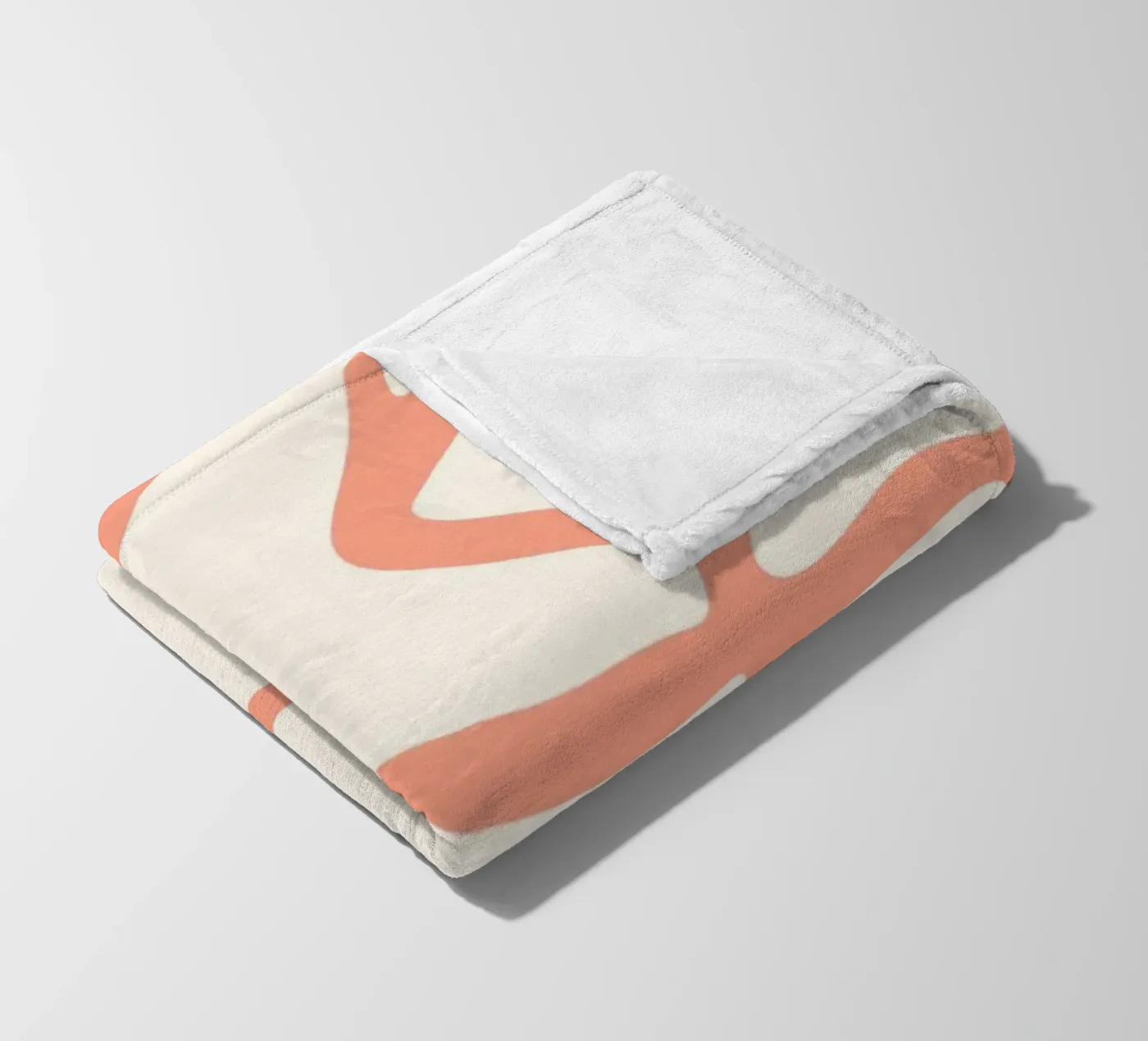 Abstrakte Formen Fleecedecke von MODERN NUANCE