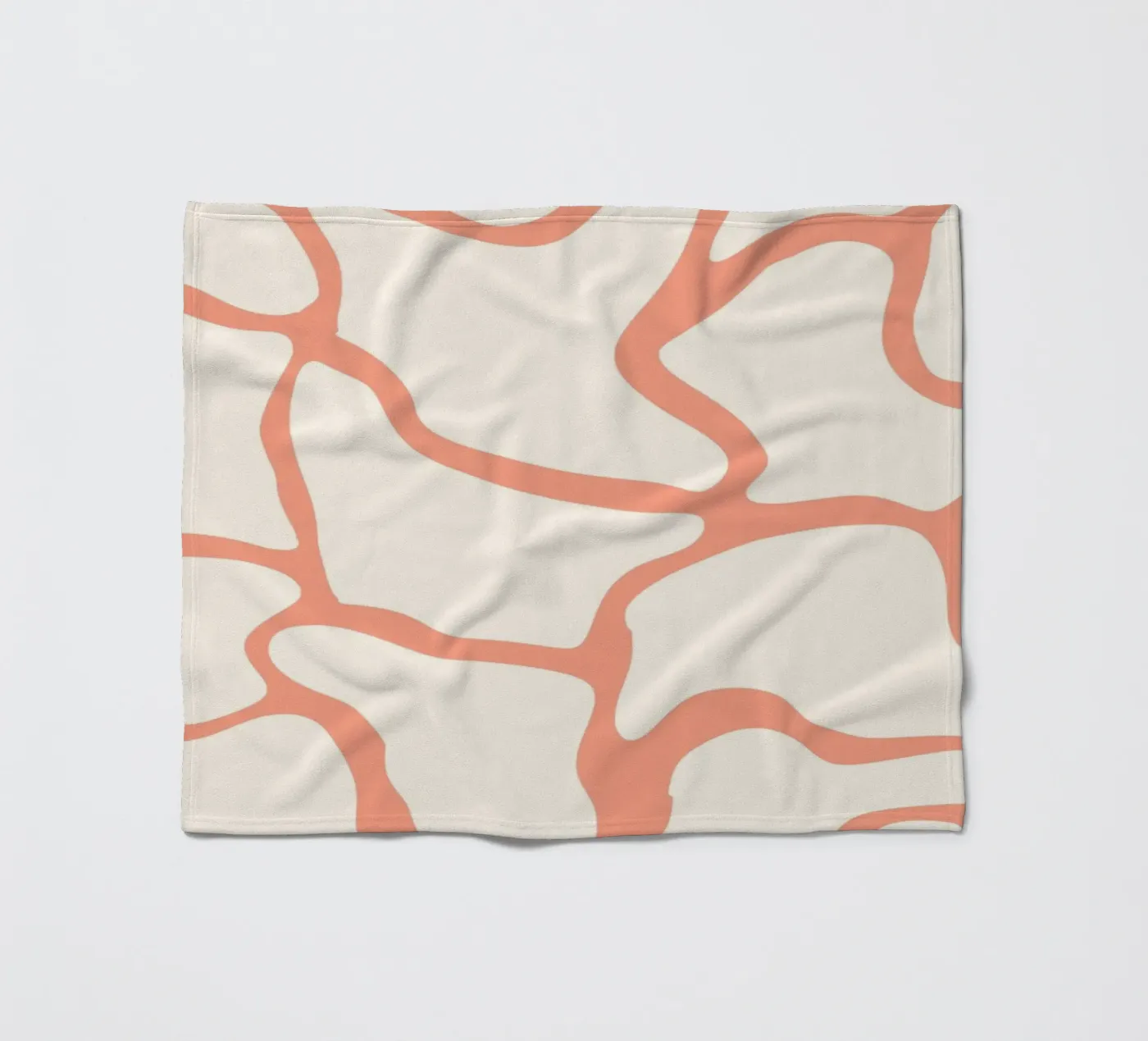 Abstrakte Formen Fleecedecke von MODERN NUANCE