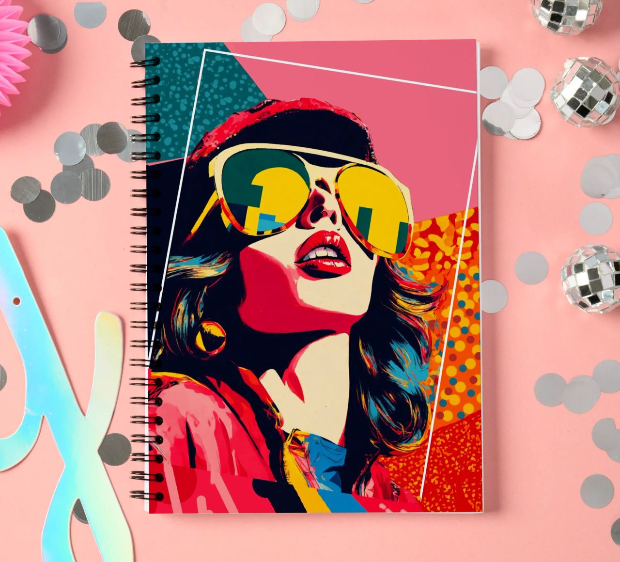 Outside the Box spiral notebook by Eni Brandon