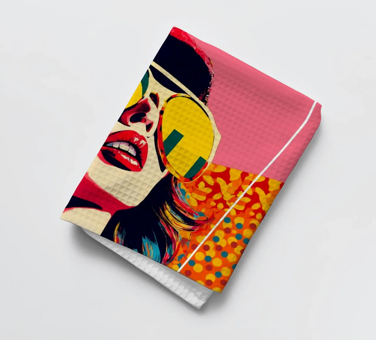 Outside the Box tea towel by Eni Brandon