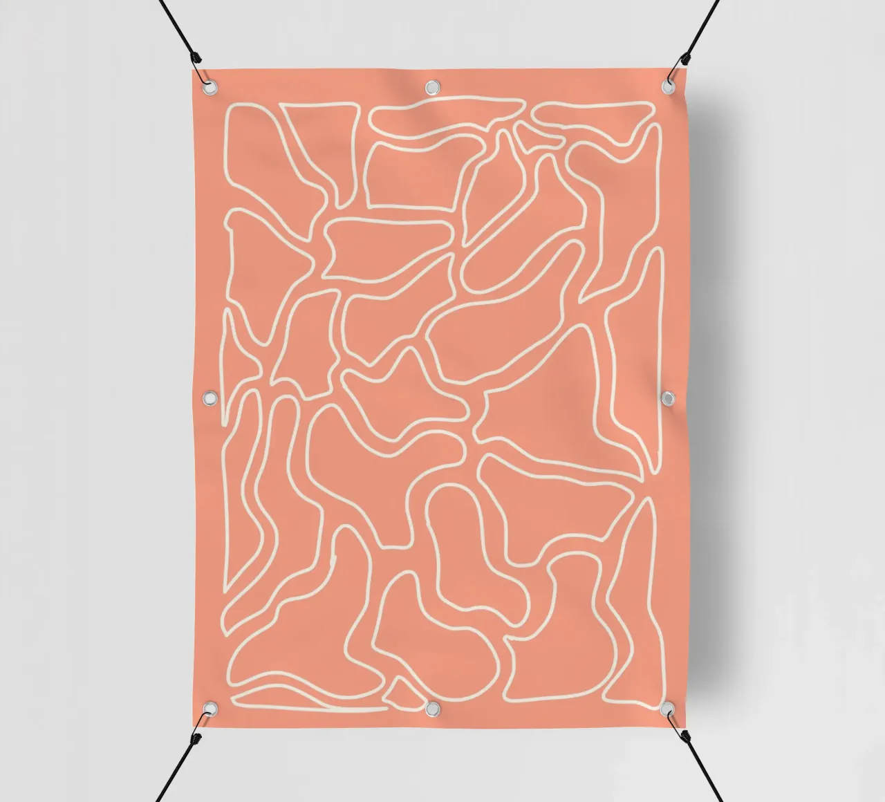 Motivo linea minimalista telo in pvc da MODERN NUANCE