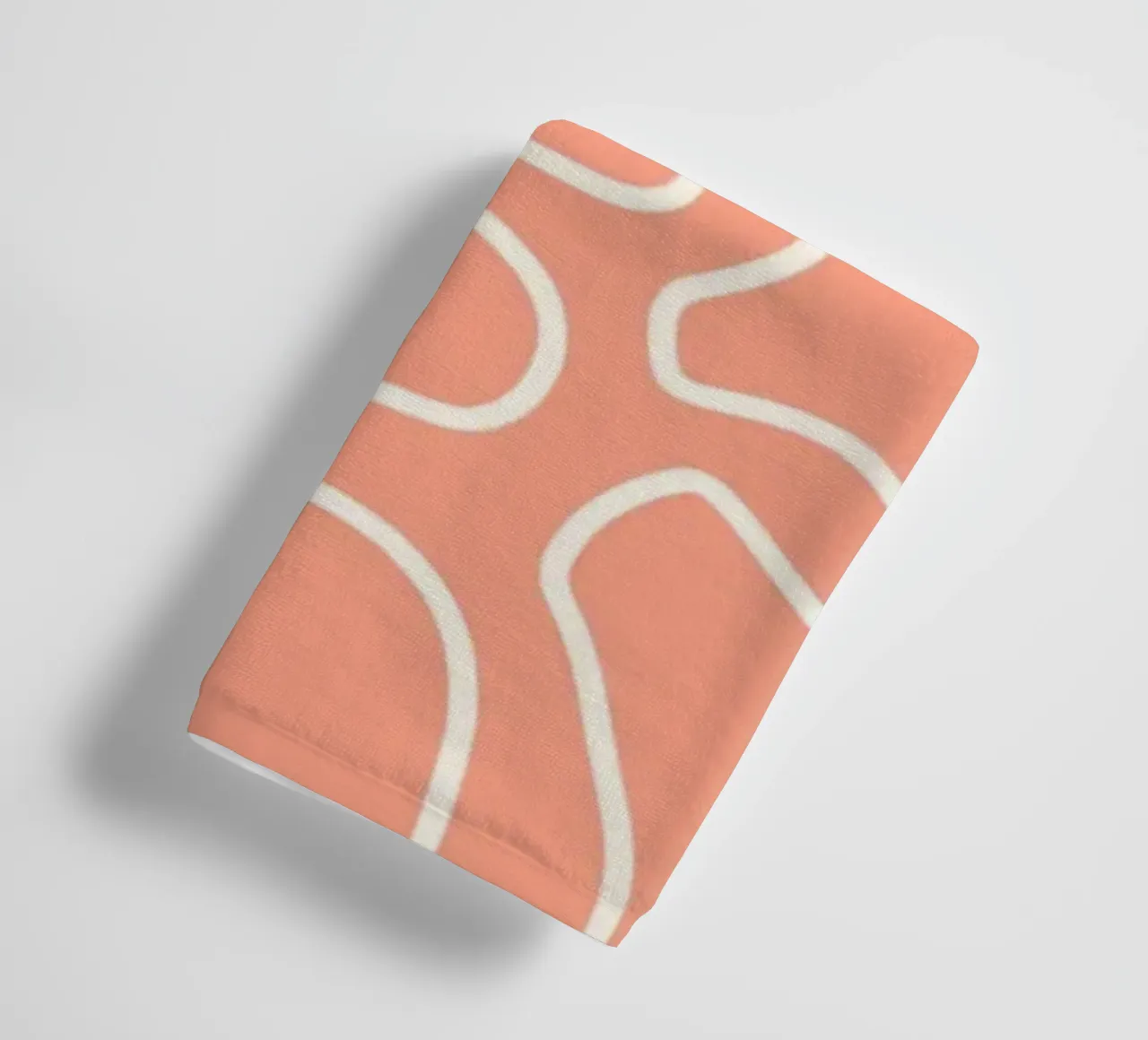 Minimalist Line Motif towel by MODERN NUANCE
