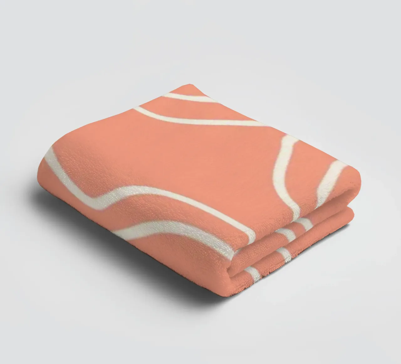 Minimalist Line Motif towel by MODERN NUANCE