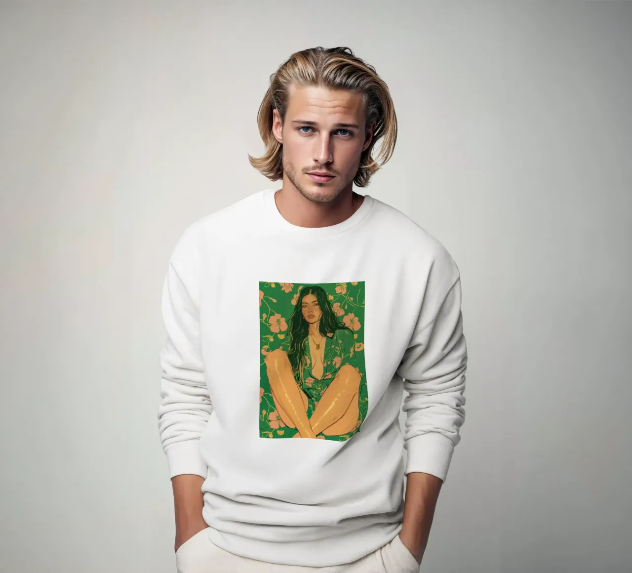 Bellezza femminile felpa da Carinaprint