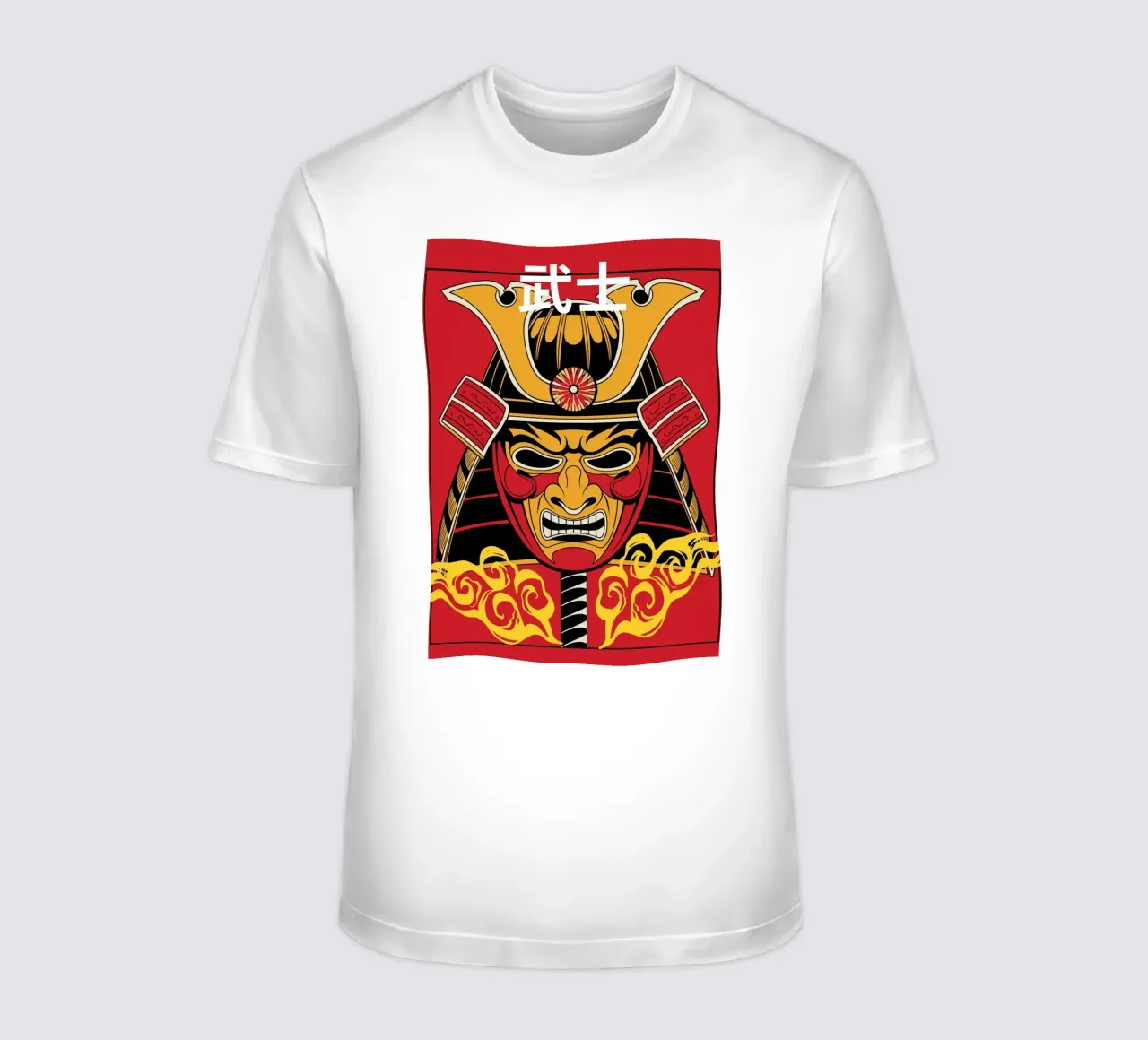 Samurai Warrior Mask t-shirt da ramosashop