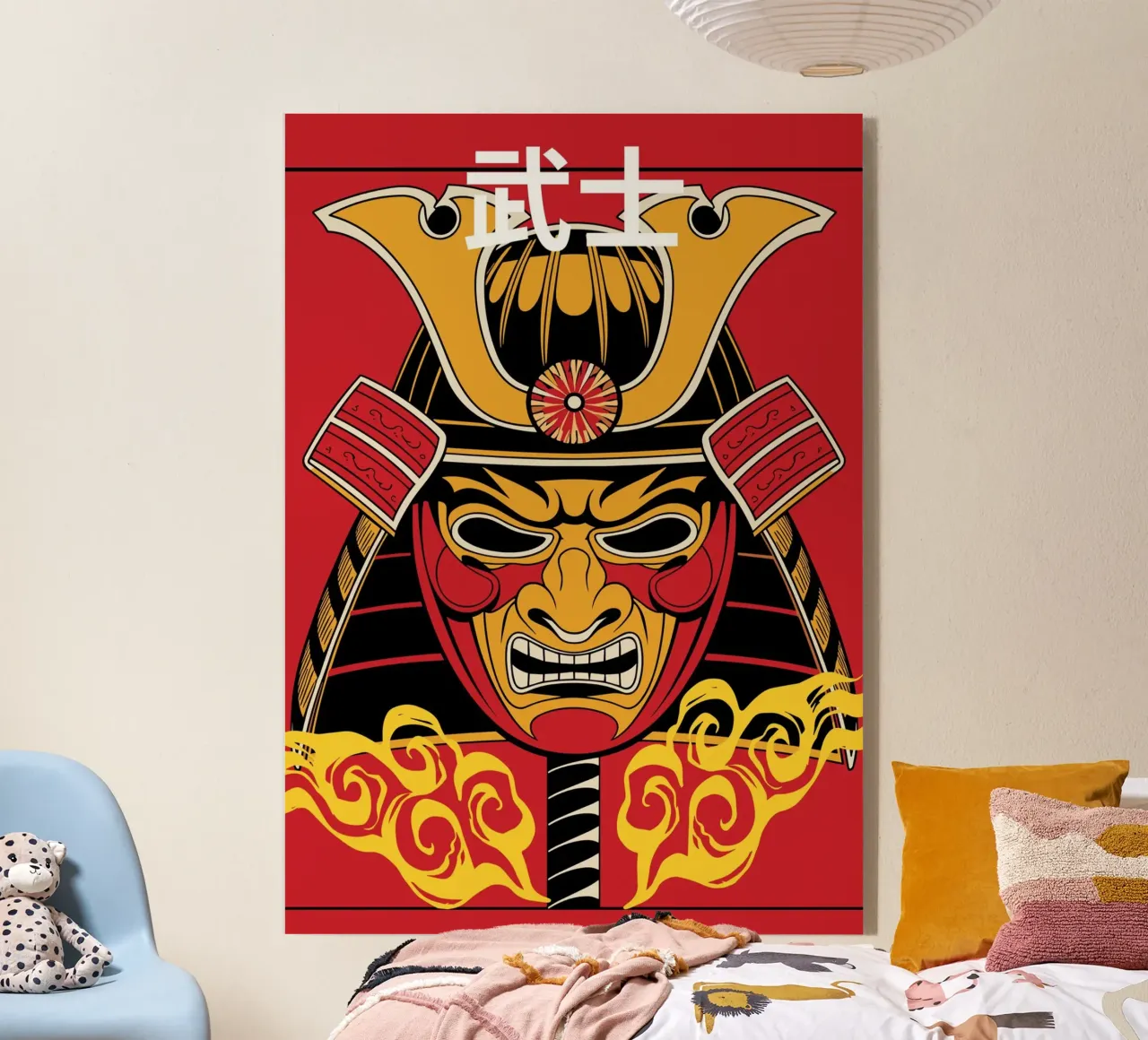 Samurai Warrior Mask plexiglass da ramosashop