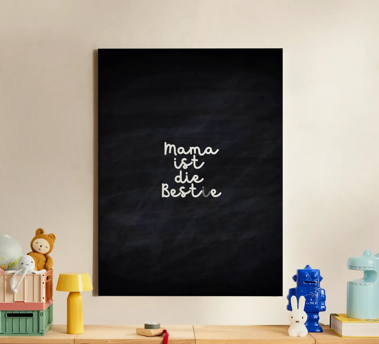 Mama ist die Best(i)e canvas met Baklijst van Ohkimiko