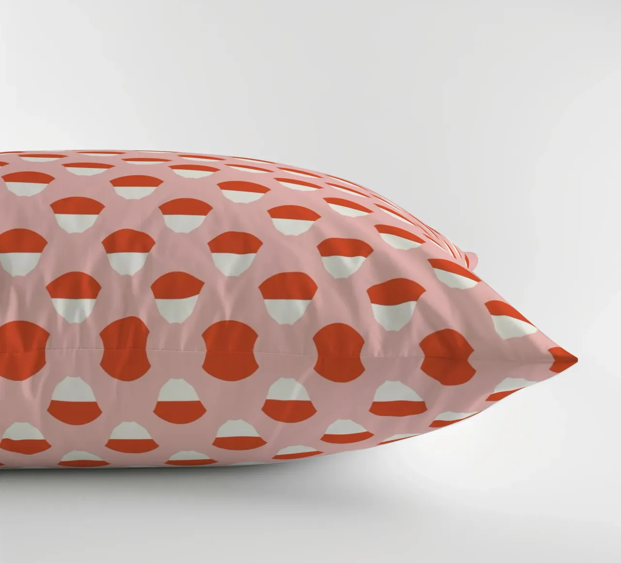 Acorn seamless pattern decorative cushion by Little Dean