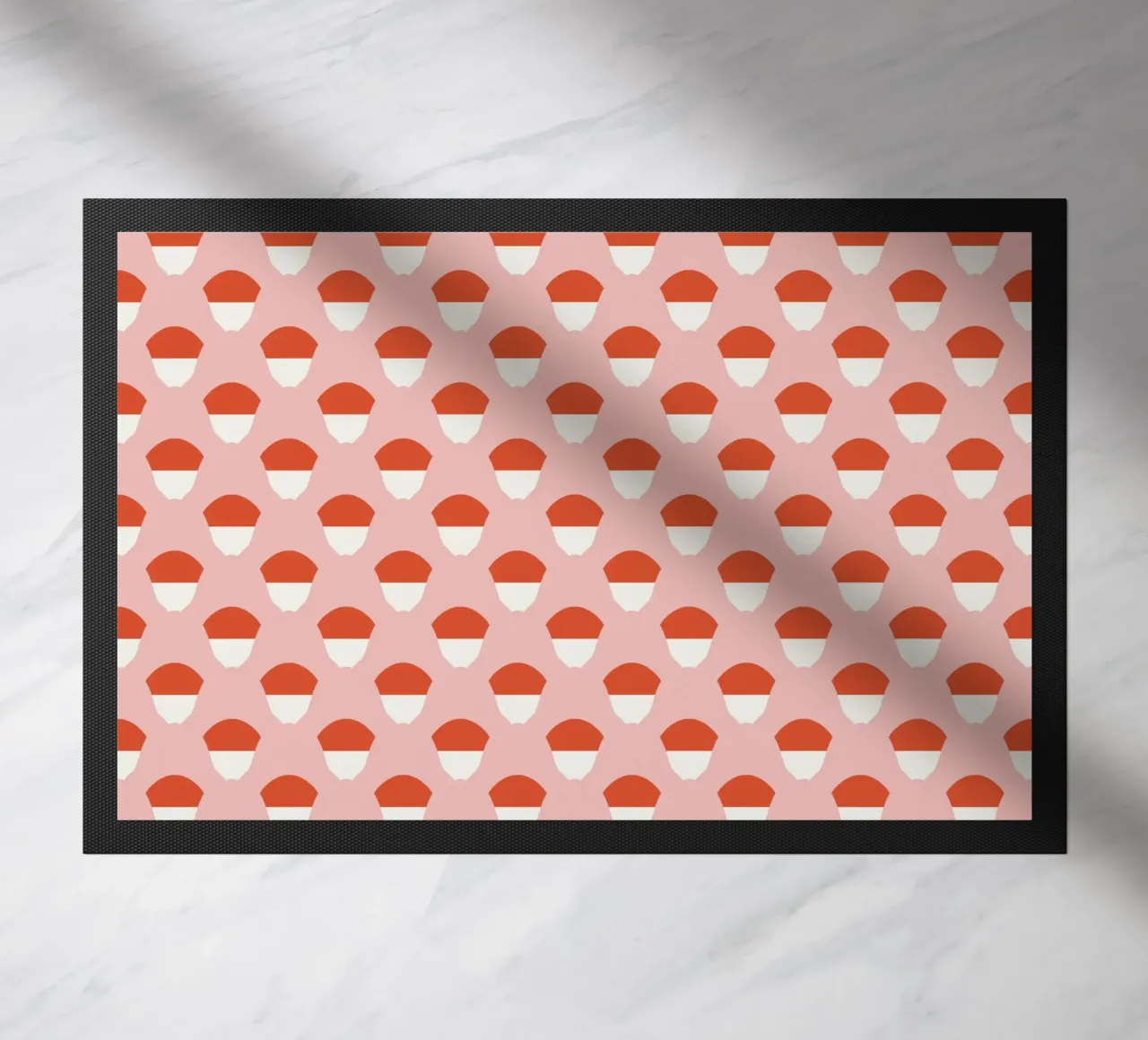 Acorn seamless pattern doormat by Little Dean