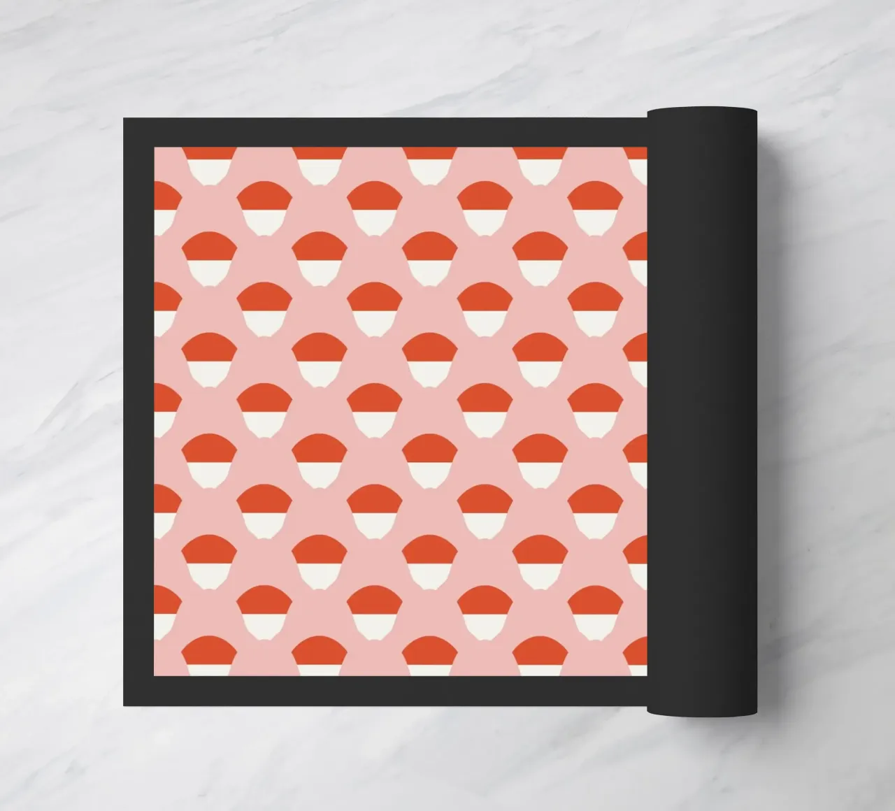 Acorn seamless pattern doormat by Little Dean