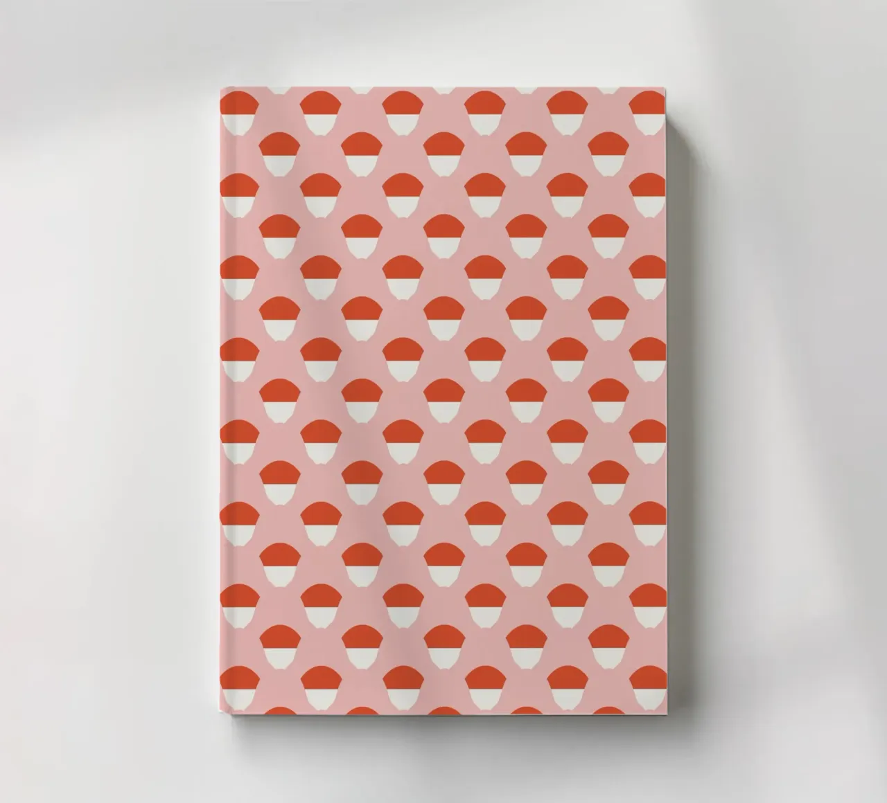 Acorn seamless pattern notebook by Little Dean