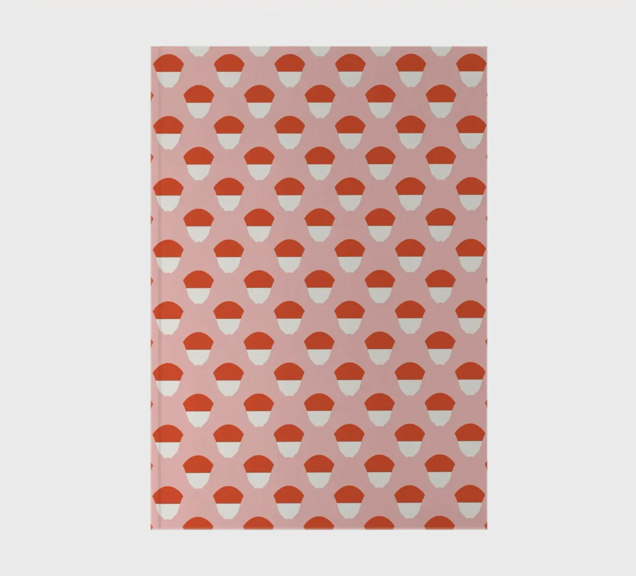 Acorn seamless pattern notebook by Little Dean