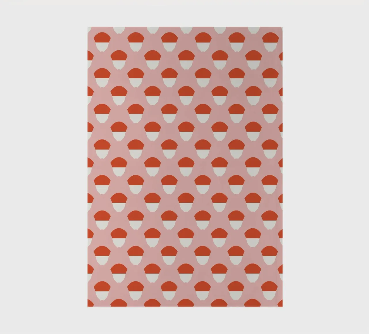 Acorn seamless pattern notebook by Little Dean