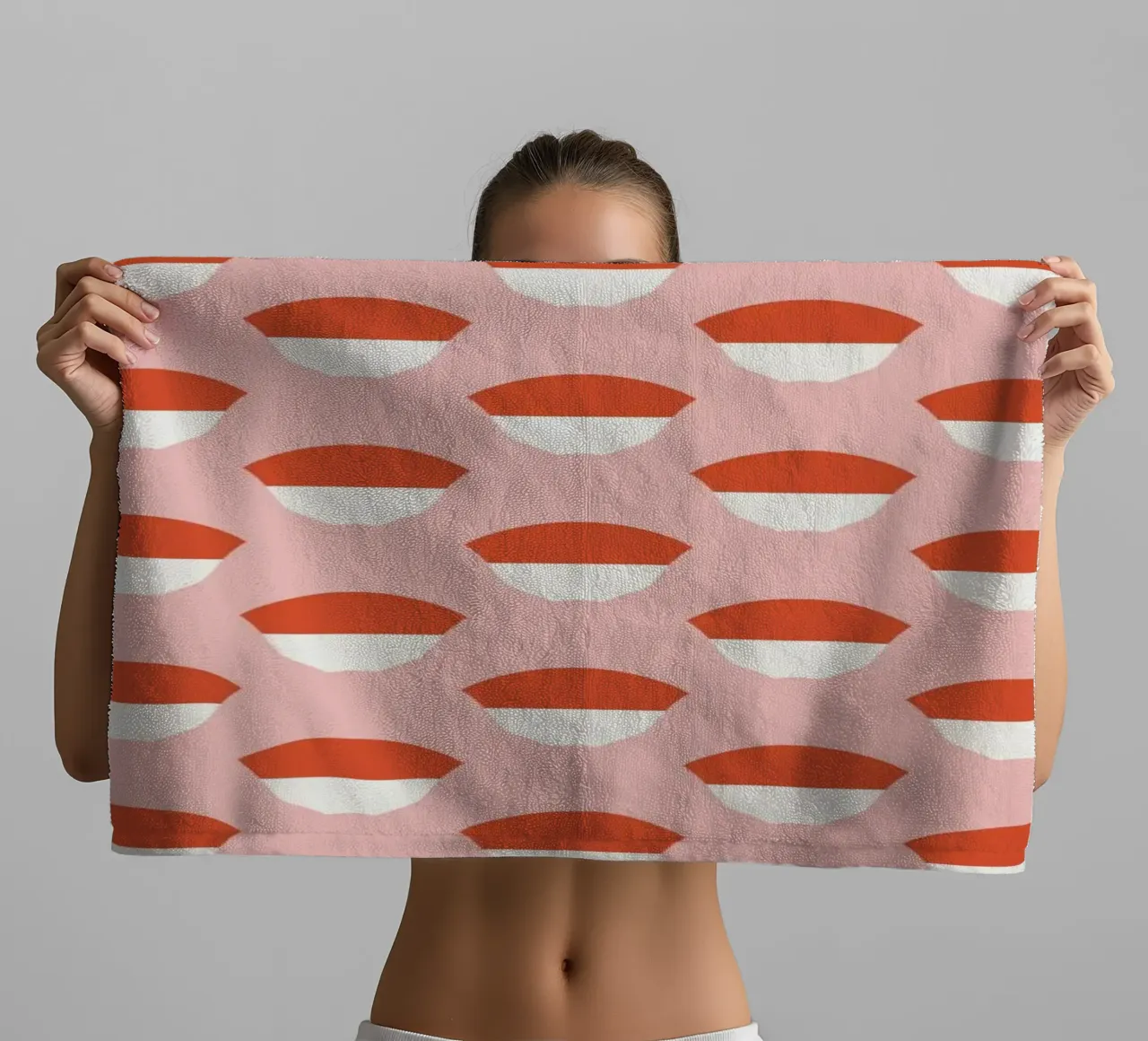 Acorn seamless pattern towel by Little Dean