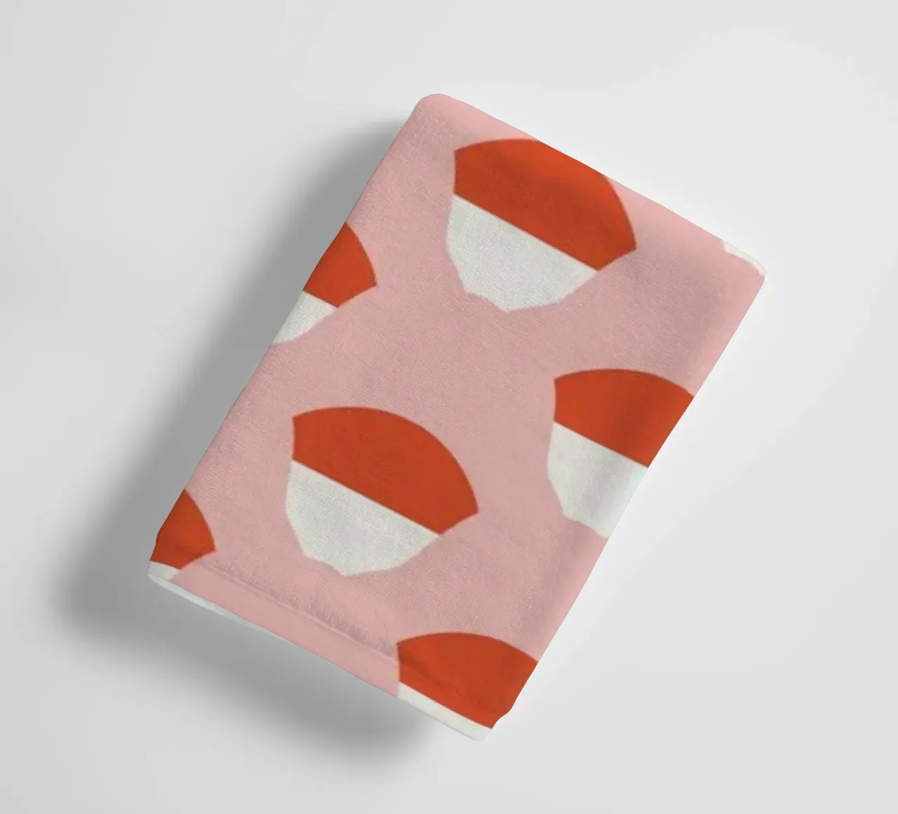 Acorn seamless pattern towel by Little Dean