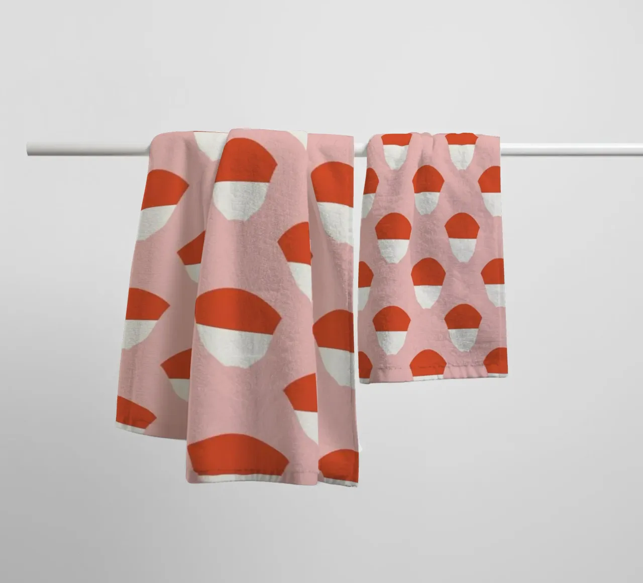 Acorn seamless pattern towel by Little Dean