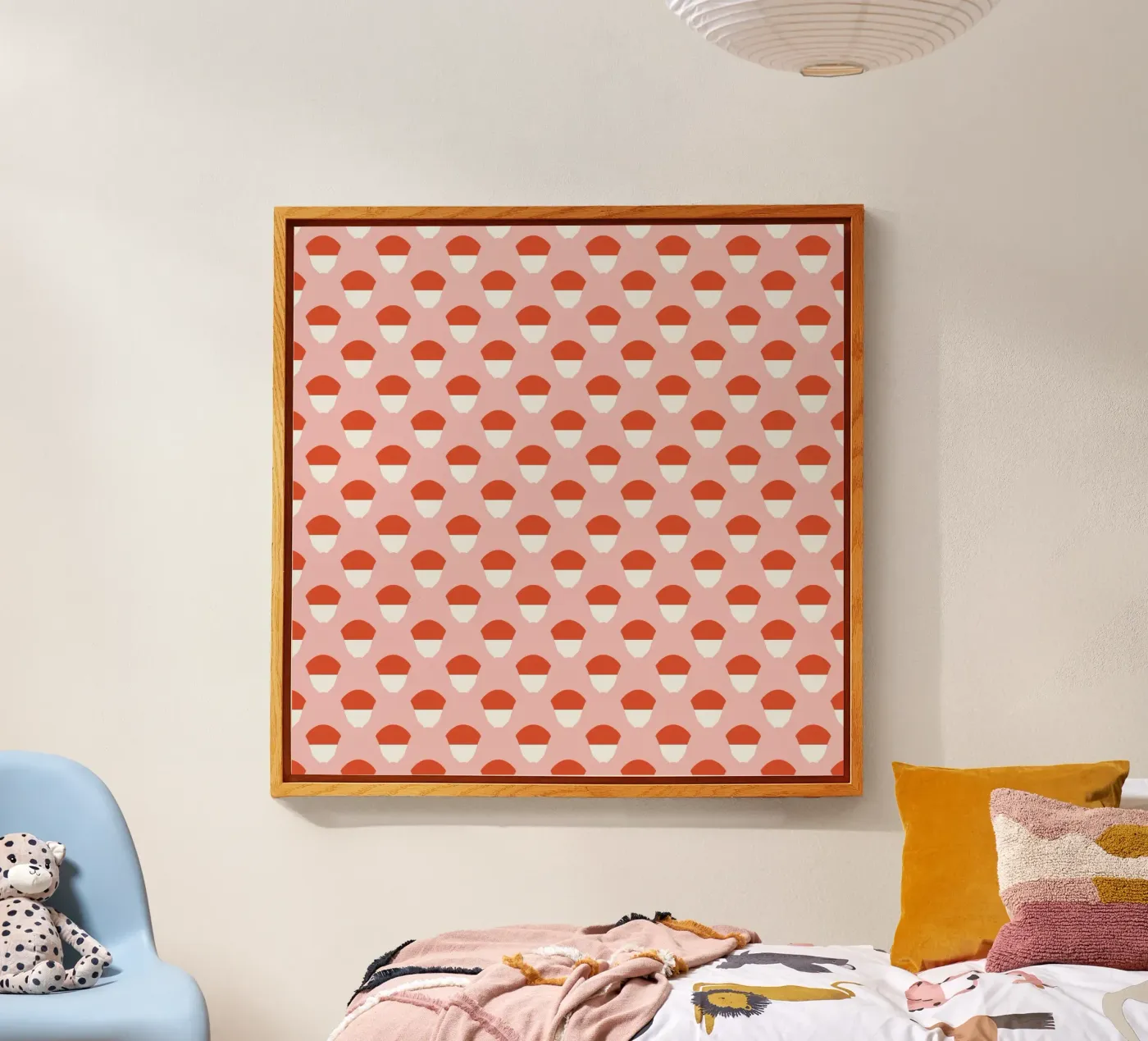 Motif de gland sans couture plexiglas de Little Dean