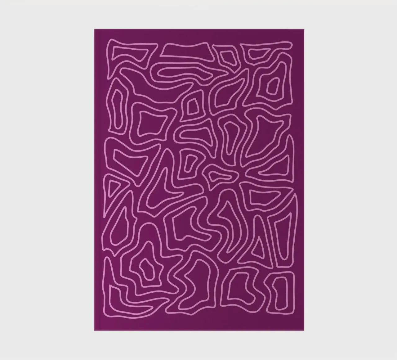 Minimalist Line Abstract notebook by MODERN NUANCE