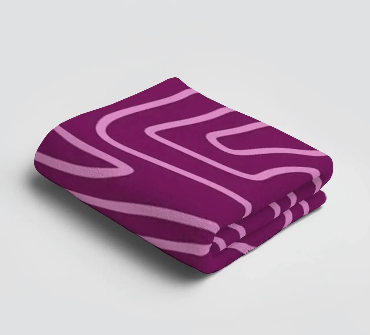 Minimalist Line Abstract towel by MODERN NUANCE