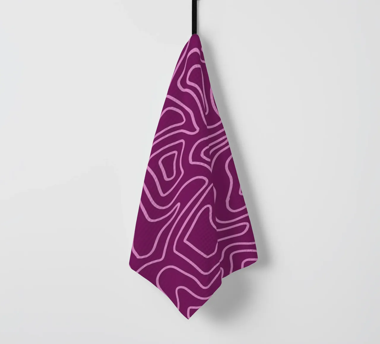 Minimalist Line Abstract torchon de MODERN NUANCE