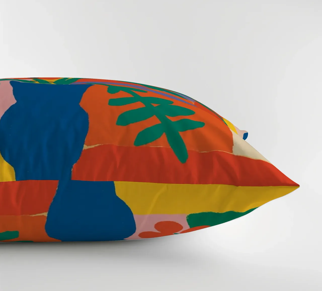 Composizione floreale con colori vivaci cuscino da Little Dean