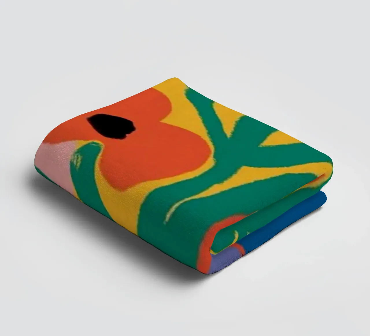 Composizione floreale con colori vivaci asciugamano da bagno da Little Dean