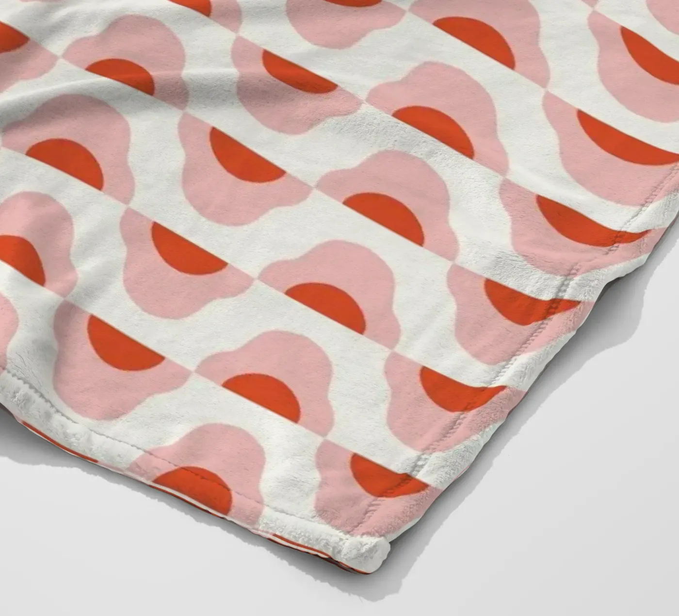 Waves seamless pattern 02 plaid polaire de Little Dean