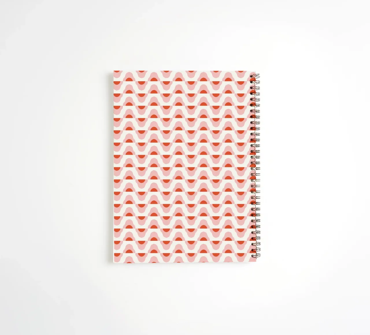 Waves seamless pattern 02 spiral notebook by Little Dean