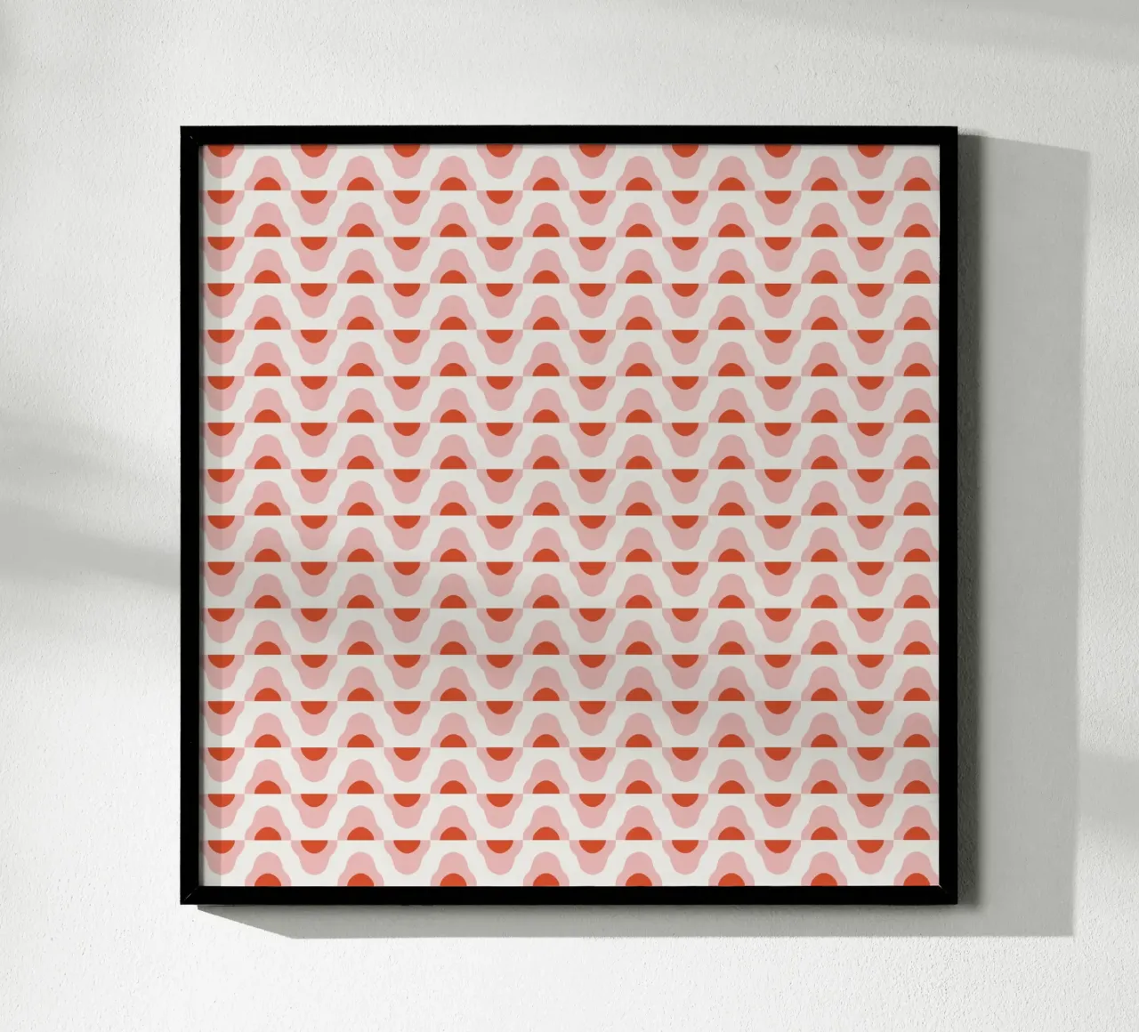 Waves seamless pattern 02 poster by Little Dean