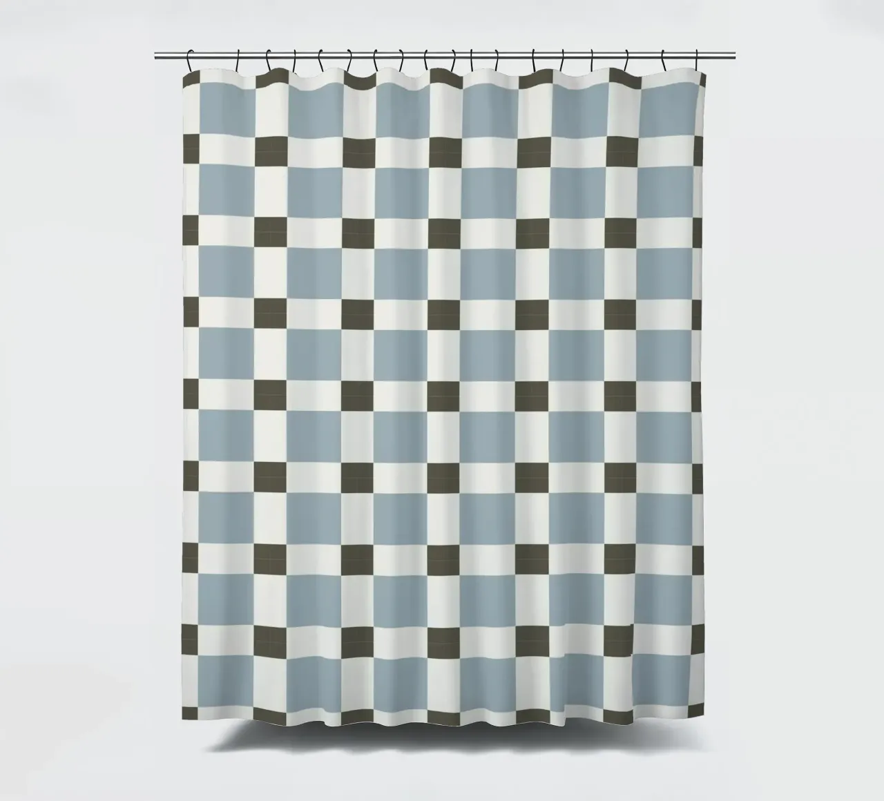 Carreaux bleu ciel rideau de douche de Little Dean