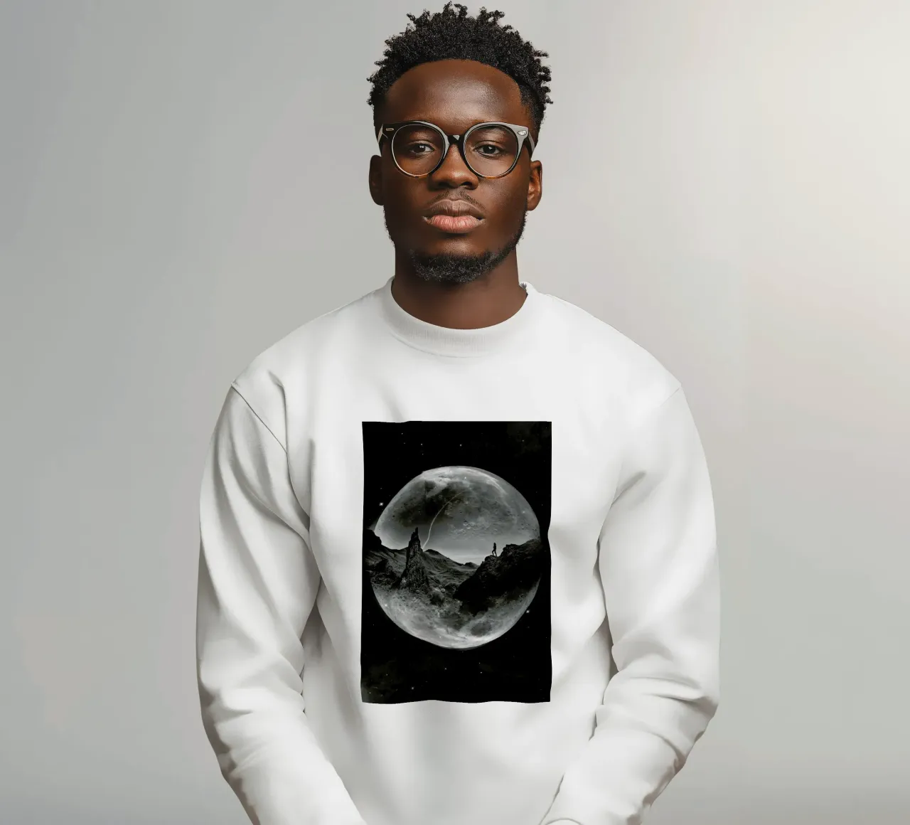 Bagliore di luna felpa da Stoian Hitrov