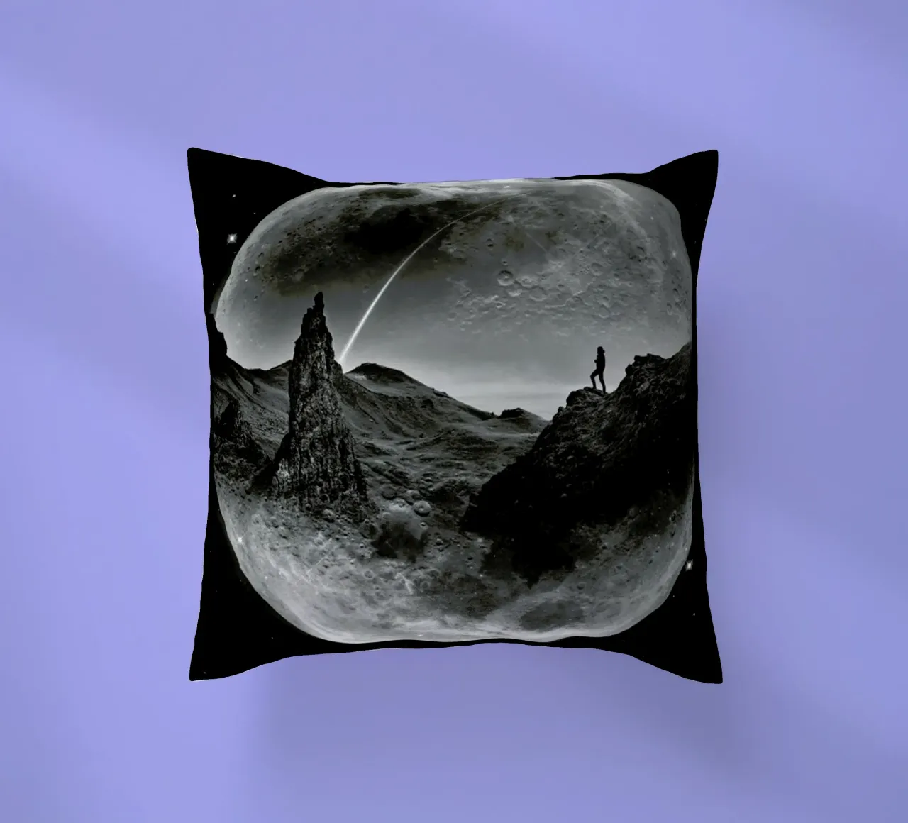 Bagliore di luna cuscino da Stoian Hitrov