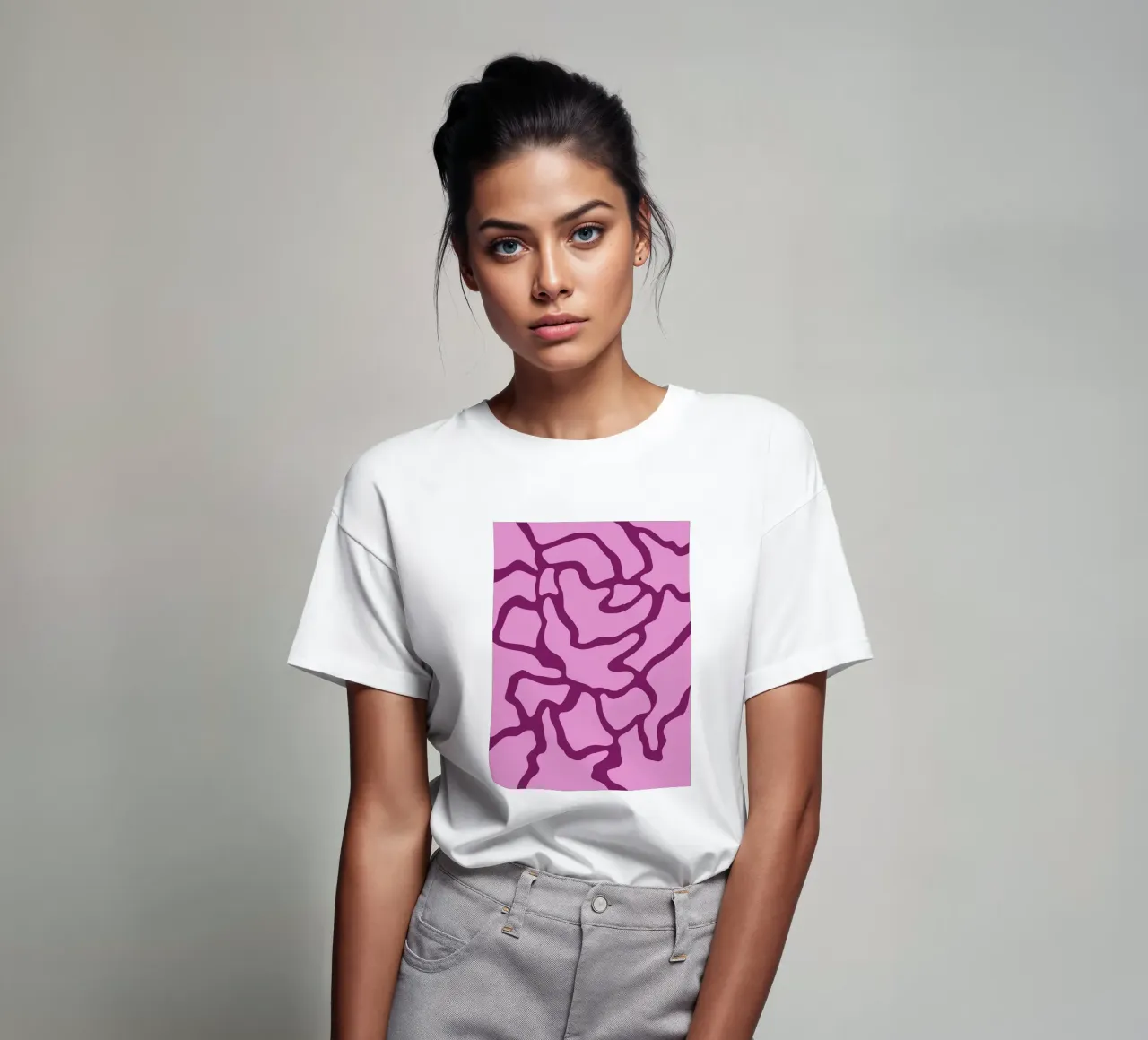 Motivo astratto minimalista t-shirt da MODERN NUANCE