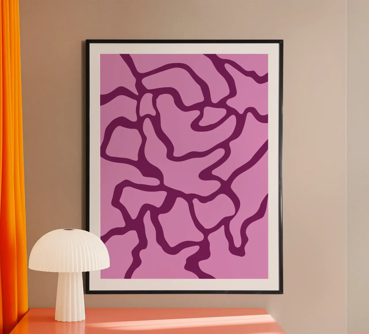 Minimalist Abstract Motif hahnemühle by MODERN NUANCE
