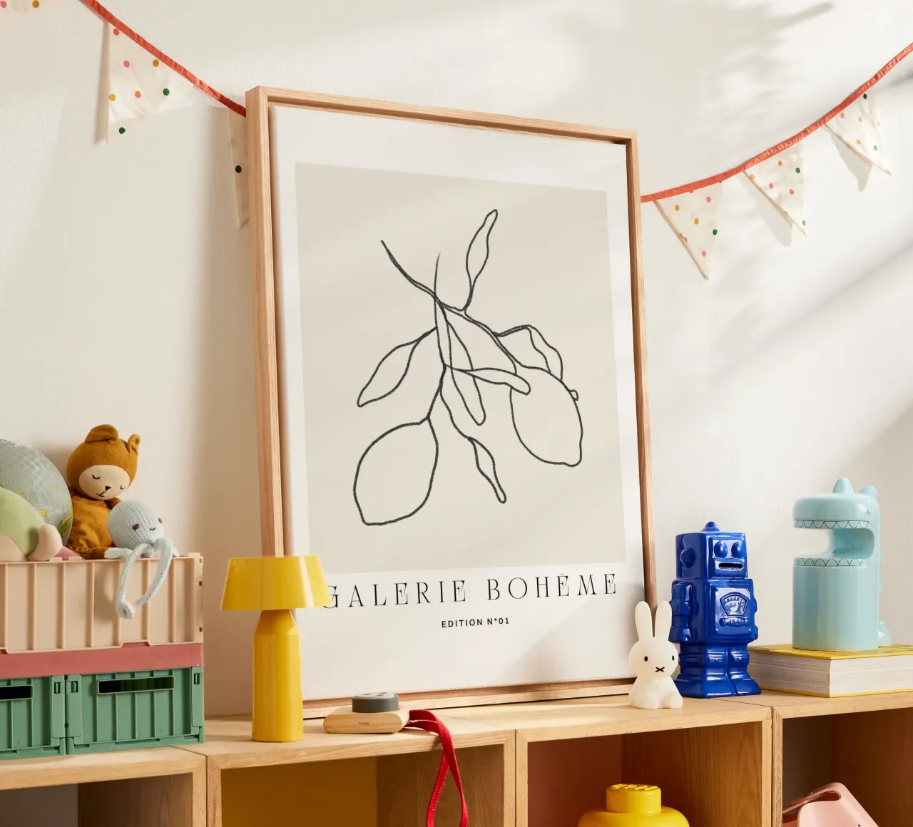 Art Bohemian No 01 tela da treechild