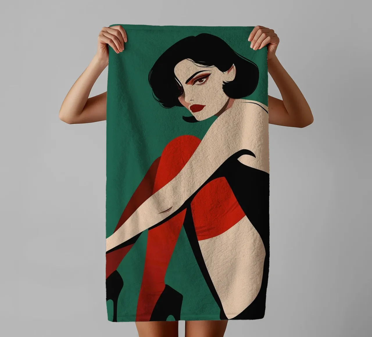 Charme Pin-Up asciugamano da bagno da Carinaprint