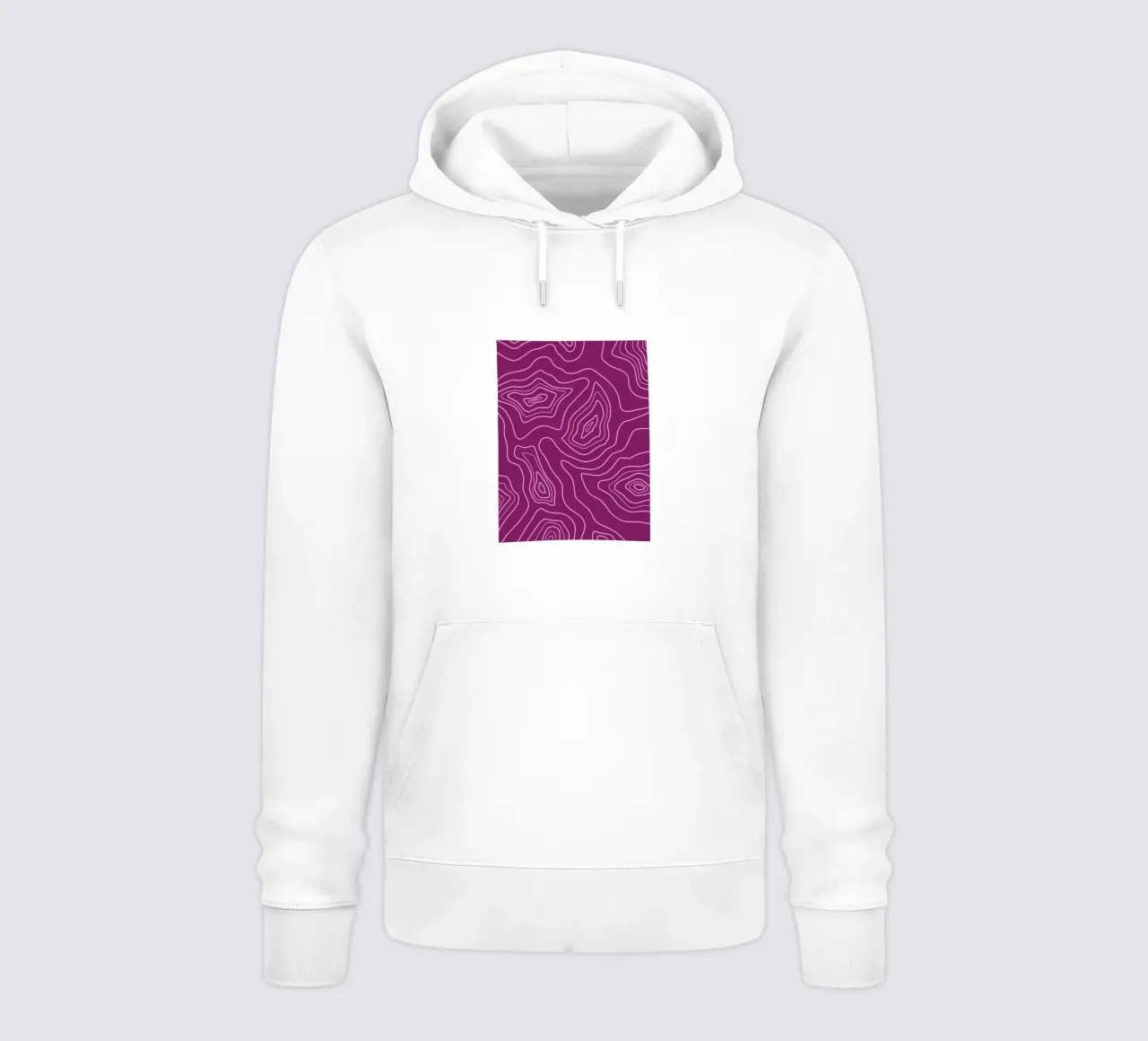 Linee di armonia minimalista felpa con cappuccio da MODERN NUANCE