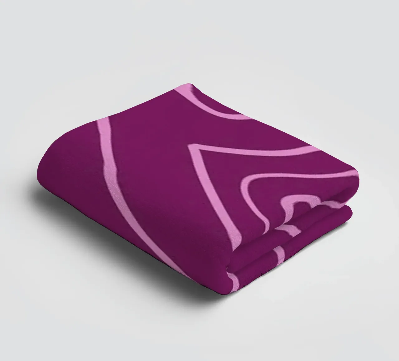 Minimalist Harmony Lines towel by MODERN NUANCE