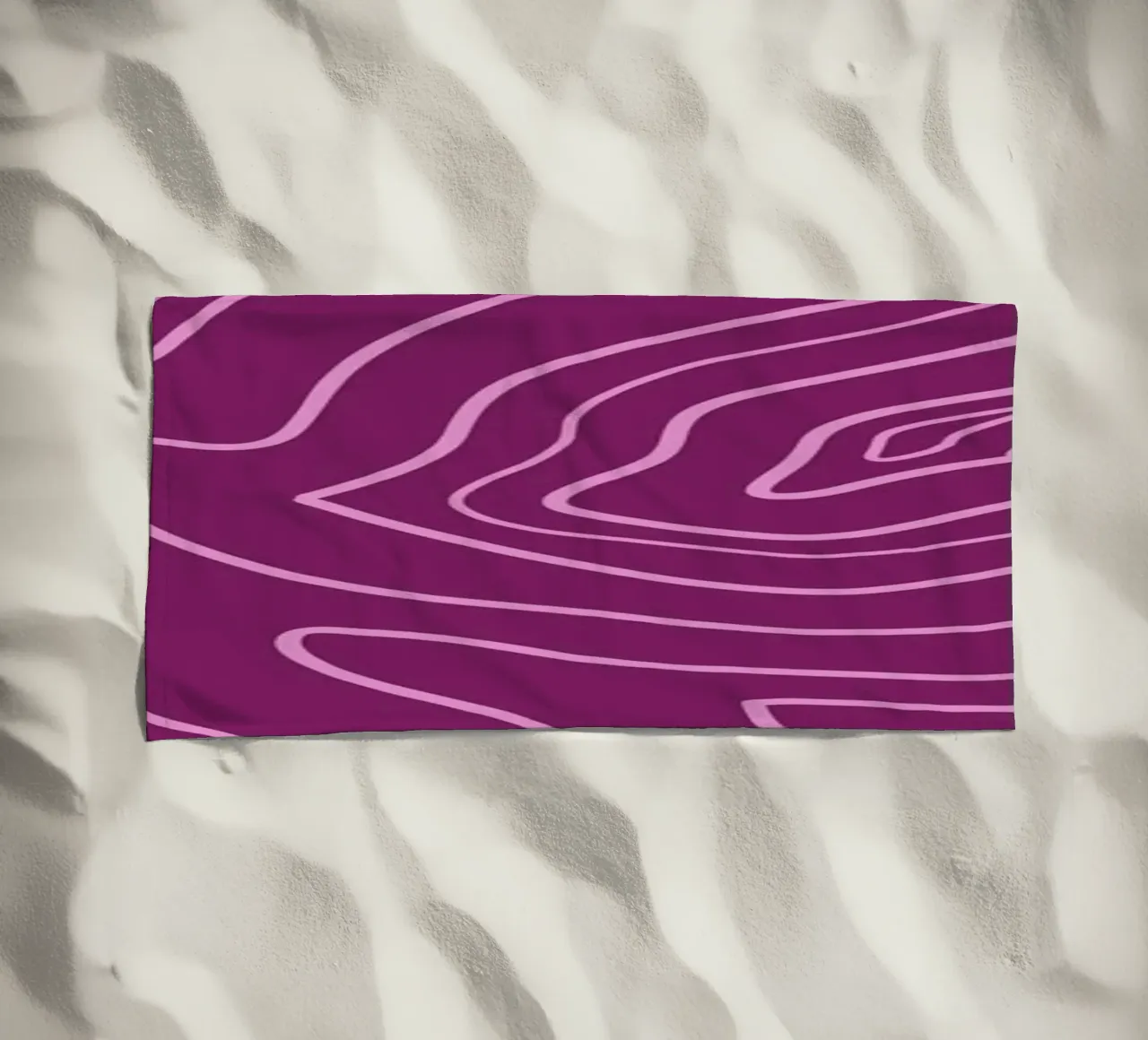 Linee di armonia minimalista telo mare da MODERN NUANCE