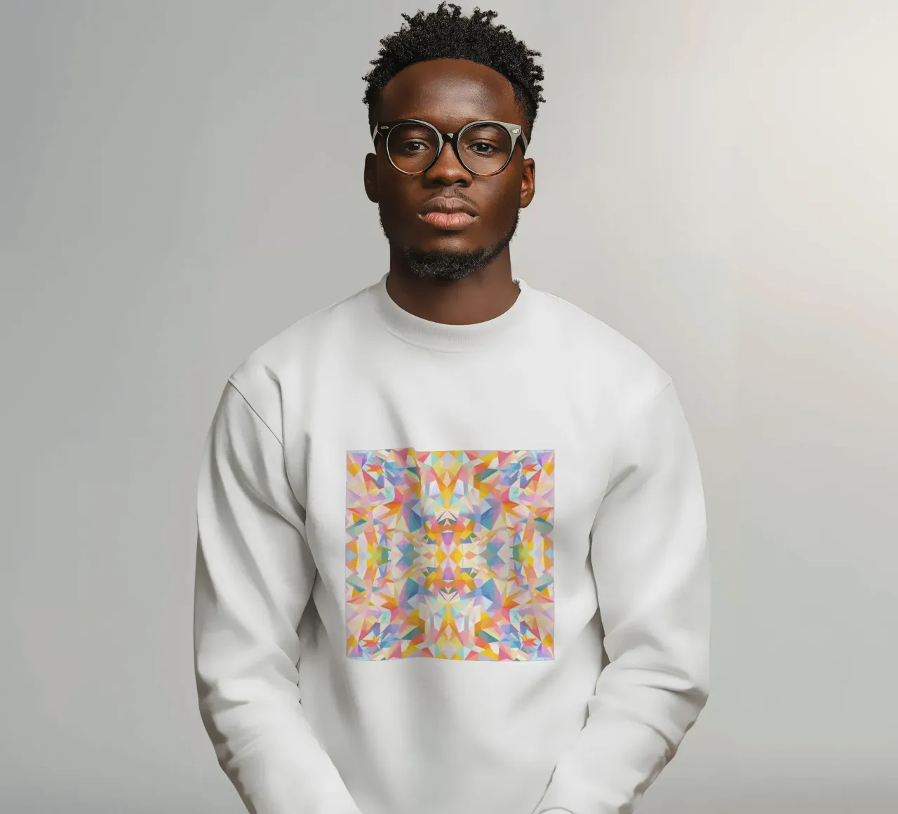 Beautiful Way - Abstract Geometric Pattern Sweatshirt von Abstract 888