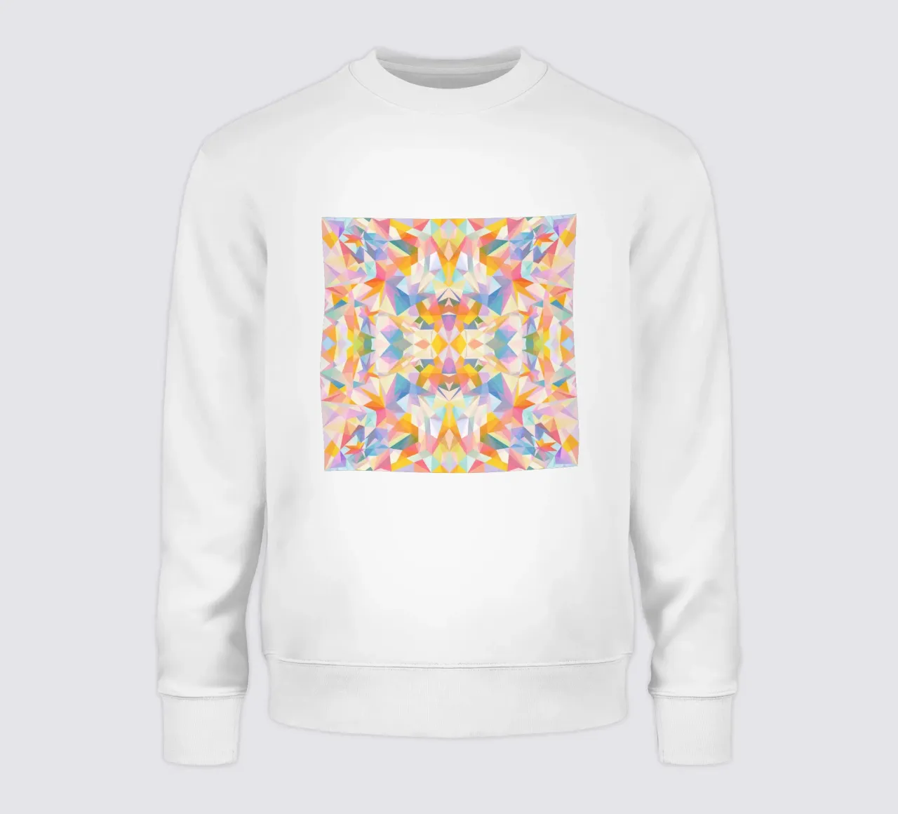 Beautiful Way - Abstract Geometric Pattern Sweatshirt von Abstract 888