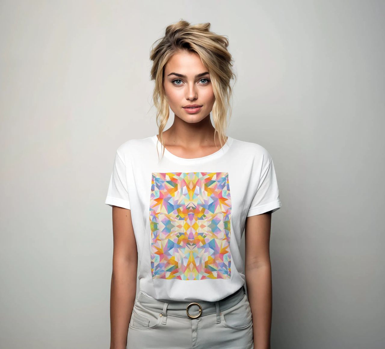 Beautiful Way - Abstract Geometric Pattern t-shirt da donna da lovely lines