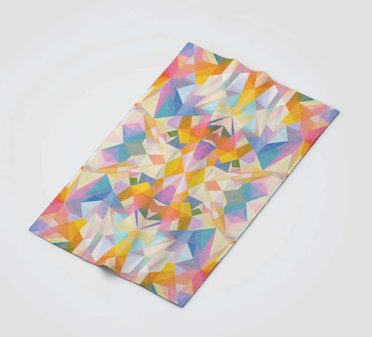 Beautiful Way - Abstract Geometric Pattern fleecedeken van lovely lines