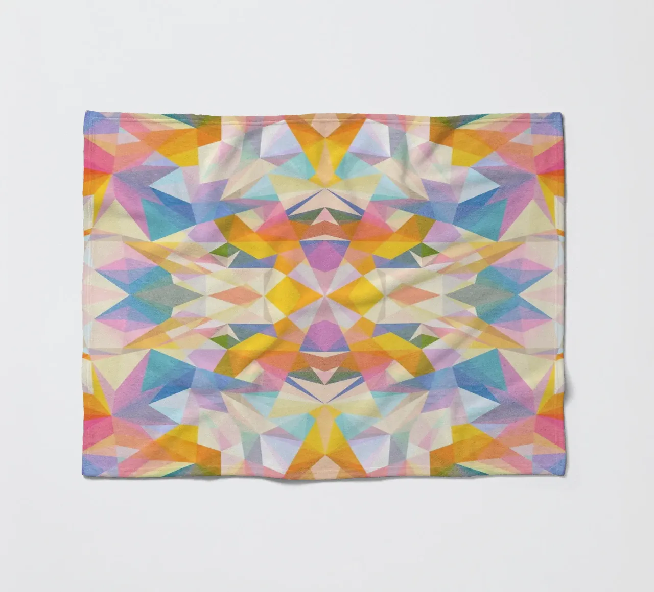 Beautiful Way - Abstract Geometric Pattern fleecedeken van lovely lines