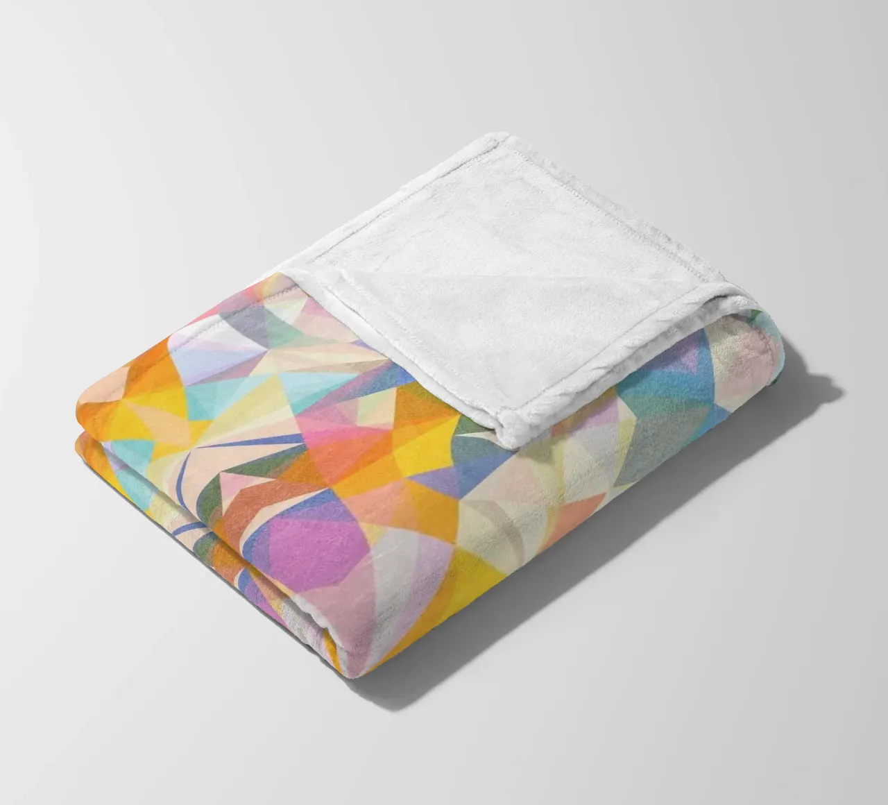 Beautiful Way - Abstract Geometric Pattern fleecedeken van lovely lines