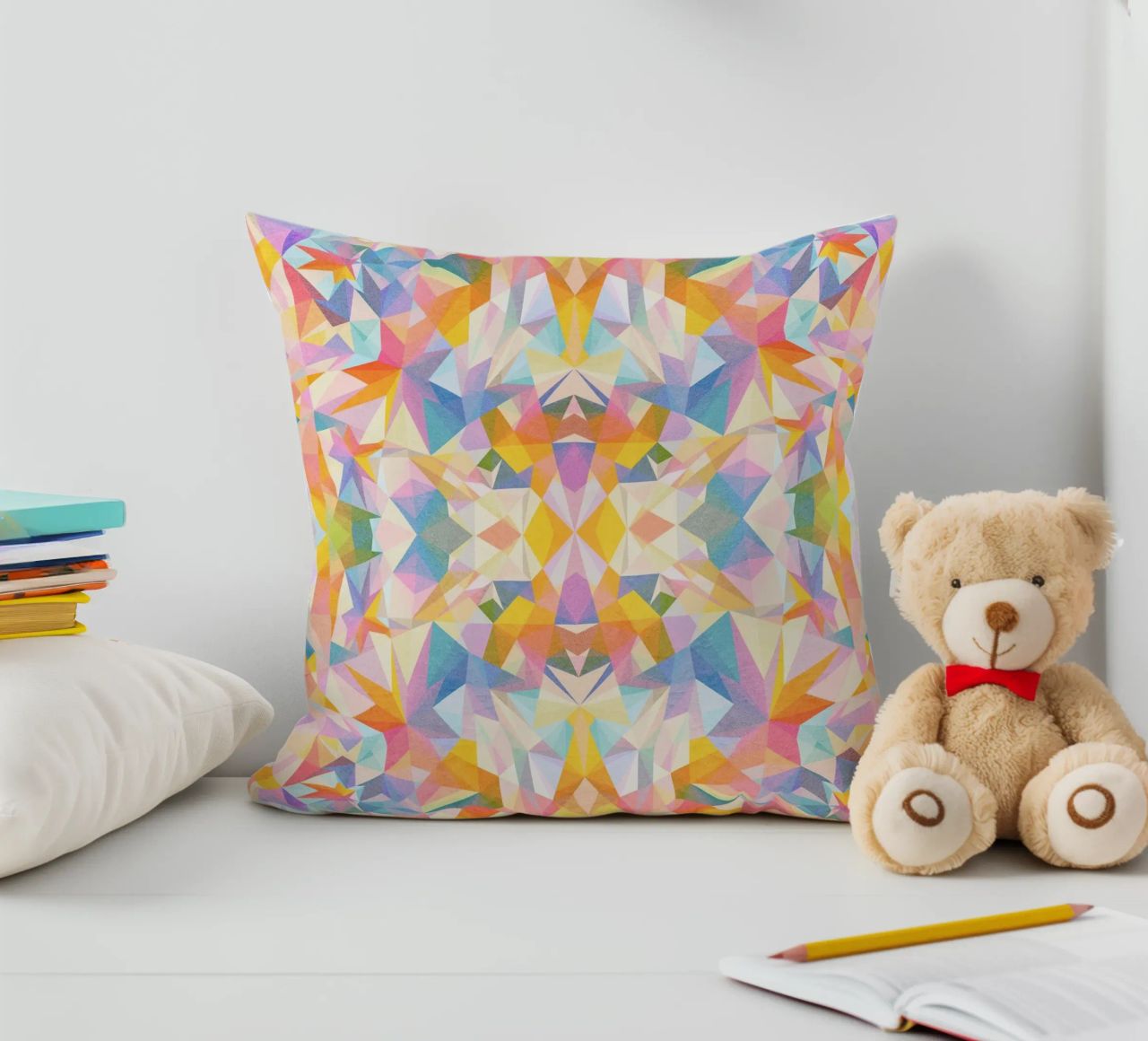 Beautiful Way - Abstract Geometric Pattern cuscino da lovely lines